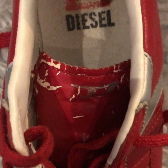 Diesel Libra runners in red - Picture 6 of 6